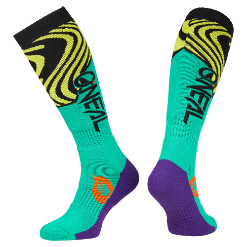 Calcetines O'NEAL PRO MX NOVA Junior turquesa/amarillo