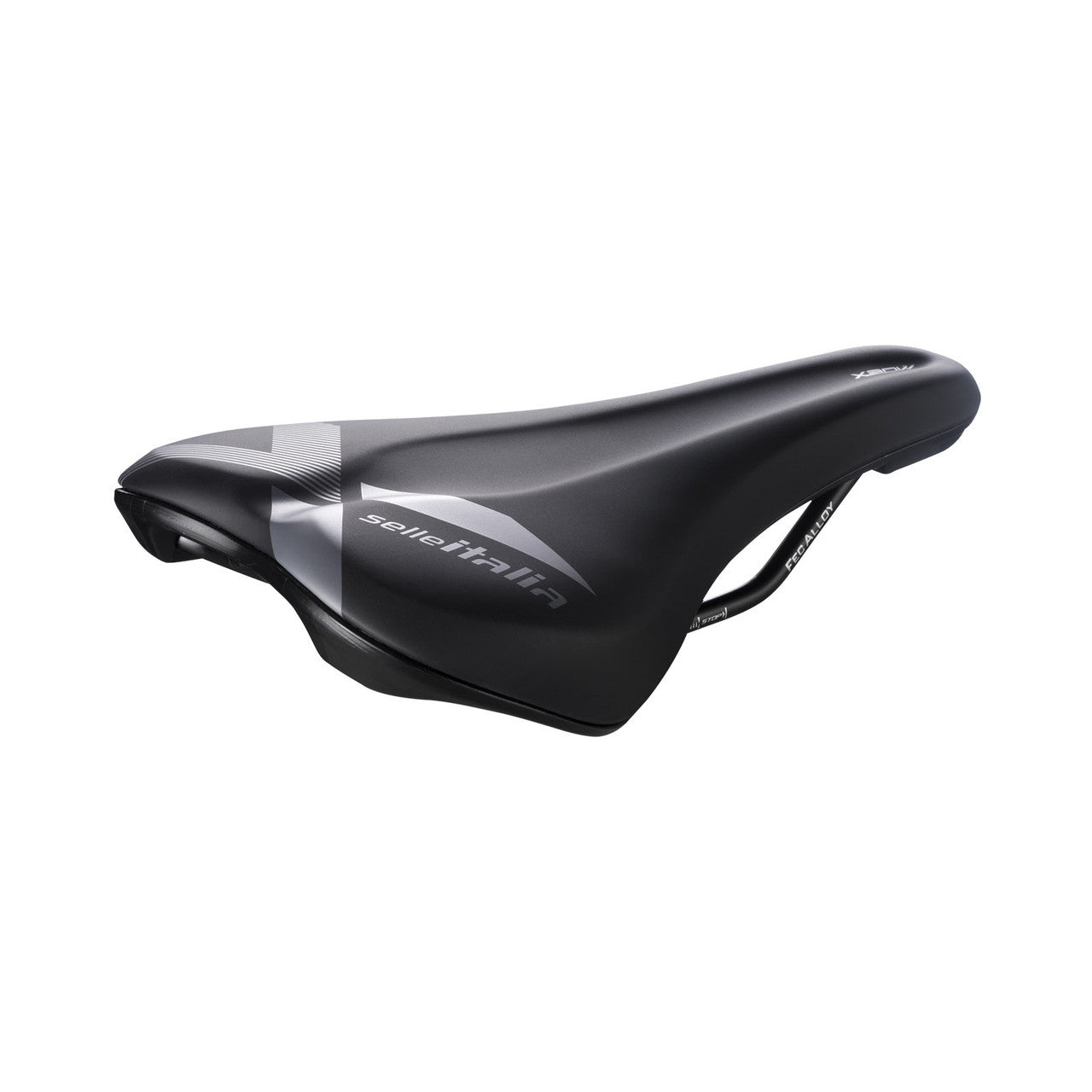 Sillín SELLE ITALIA X-BOW S2 145 mm Raíles Acero