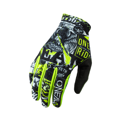 Guantes O'NEAL MATRIX ATTACK Junior Negro/Amarillo