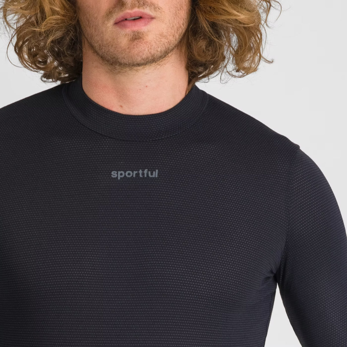Camiseta interior SPORTFUL MERINO de manga larga negra