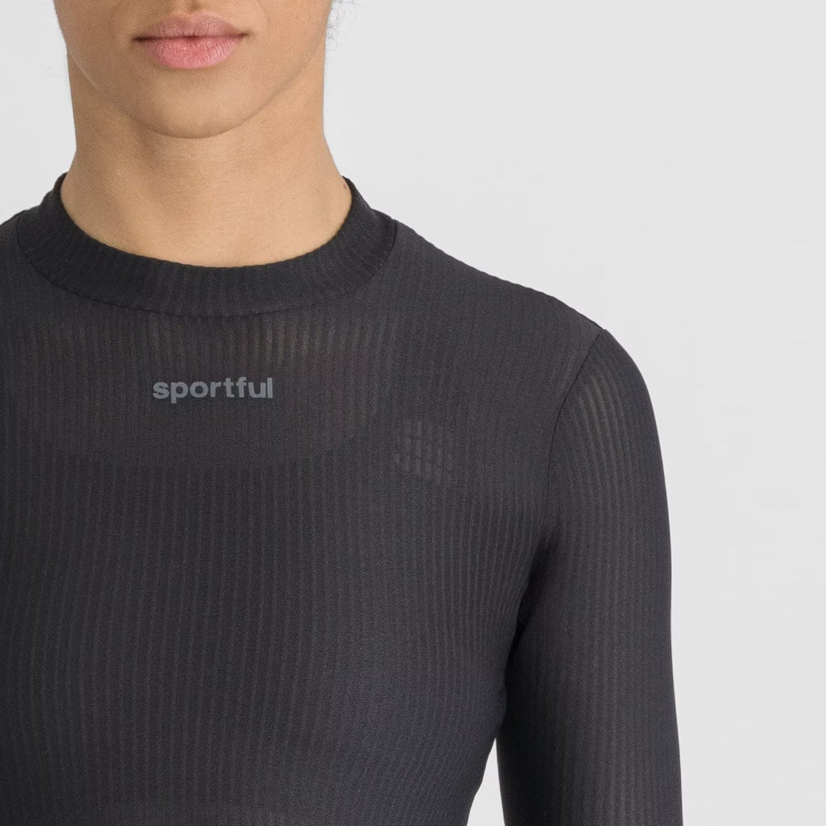 Camiseta interior SPORTFUL WINTER de manga larga para mujer negra