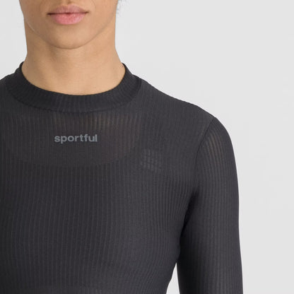 Camiseta interior SPORTFUL WINTER de manga larga para mujer negra