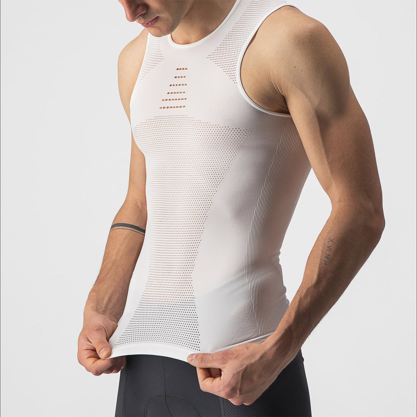 CASTELLI CORE SEAMLESS Ropa interior sin mangas Blanco