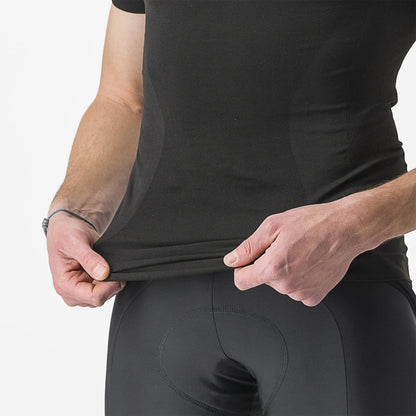 Interior CASTELLI CORE SEAMLESS Mangas Cortas Negro