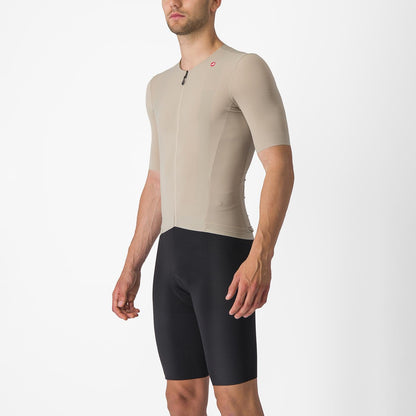 Maillot CASTELLI PREMIO Mangas Cortas Beige