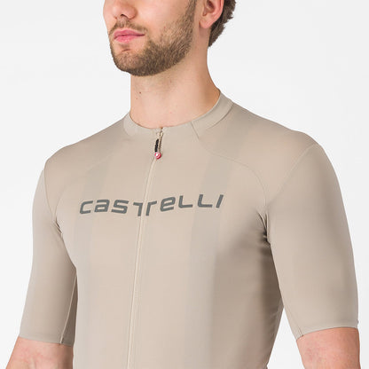 Maillot CASTELLI PROLOGO LITE Mangas Cortas Beige