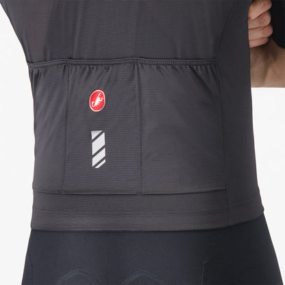 Maillot CASTELLI UNLIMITED ENTRATA 3 Mangas Cortas Negro