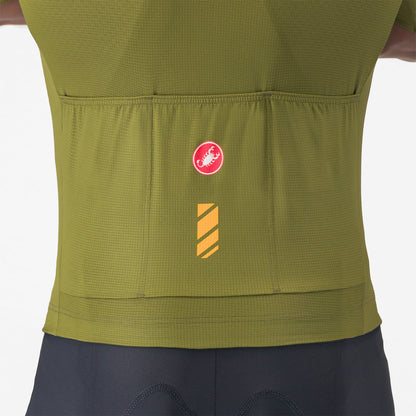 Maillot CASTELLI UNLIMITED ENTRATA 3 Mangas Cortas Caqui