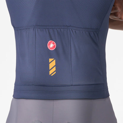 Maillot CASTELLI UNLIMITED ENTRATA 3 Mangas Cortas Marino