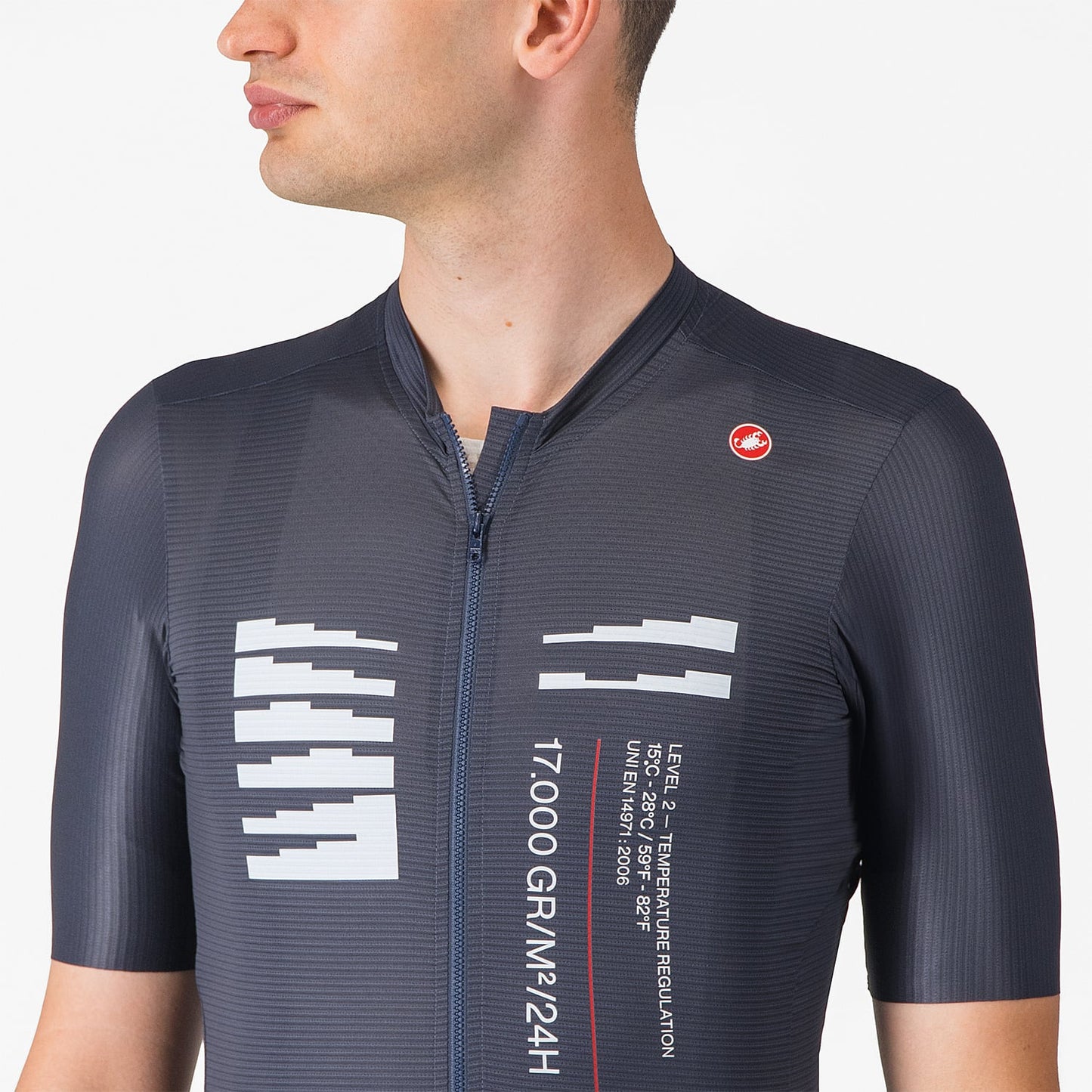 CASTELLI ESPRESSO R--A/D Maillot manga corta Azul