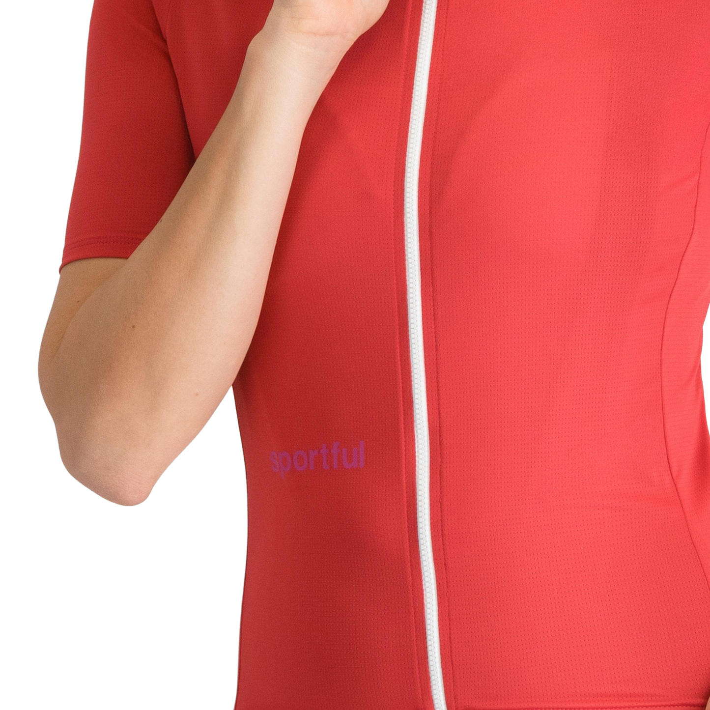 Maillot de manga corta SPORTFUL CLASSIC para mujer Rojo