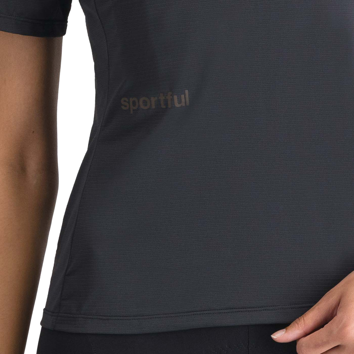 Maillot Mujer SPORTFUL SUPERGIARA TEE Manga Corta Negro