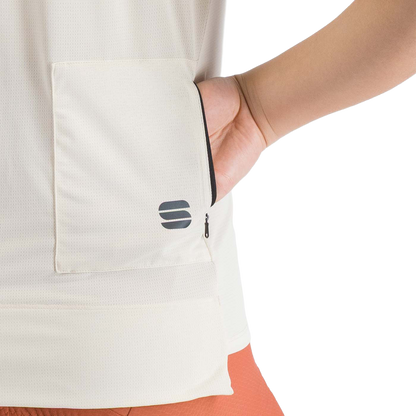 Maillot SPORTFUL SUPERGIARA TEE Mangas Cortas Mujer Crema