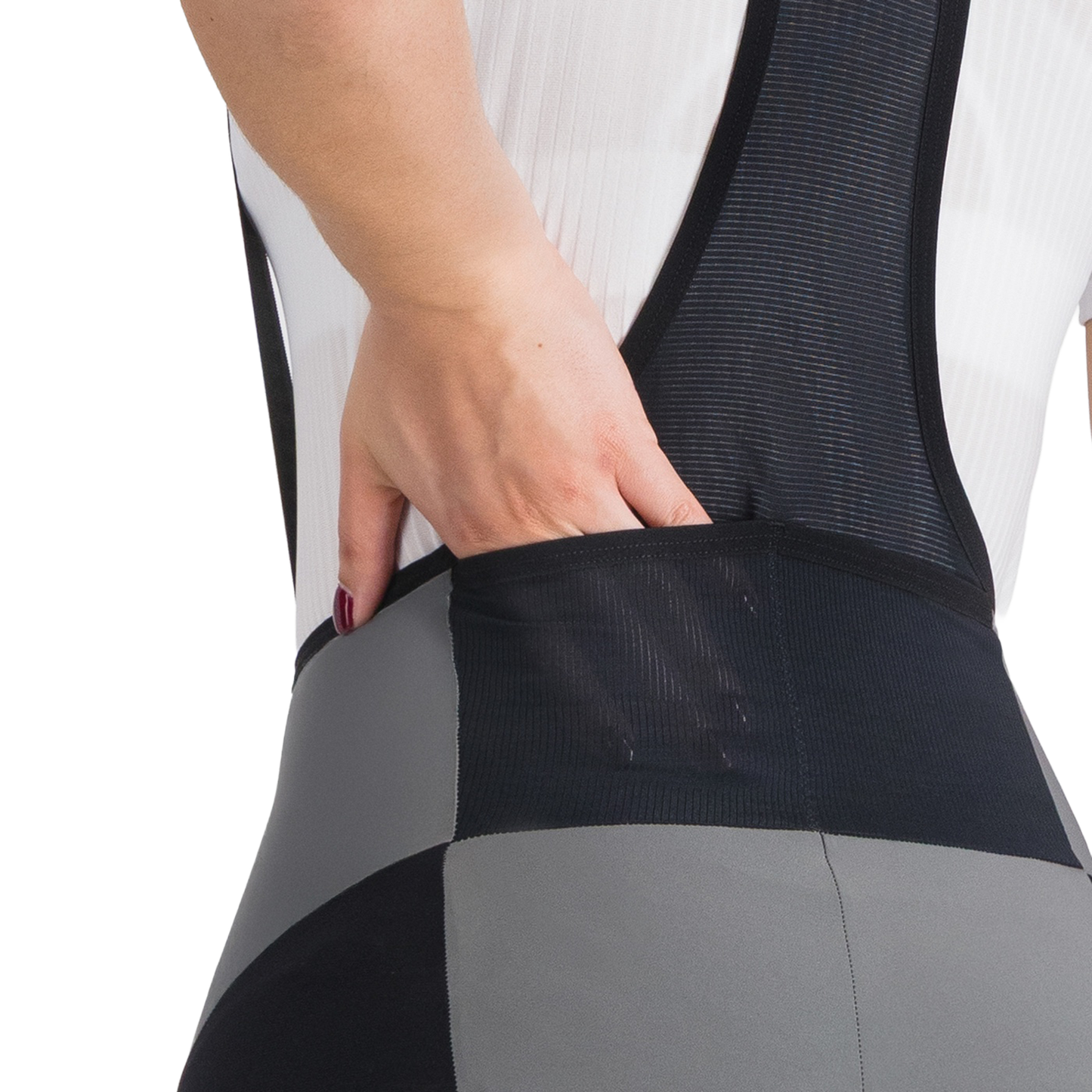 Culotte corto con tirantes SPORTFUL SUPERGIARA 2 Gris/Negro, Mujer