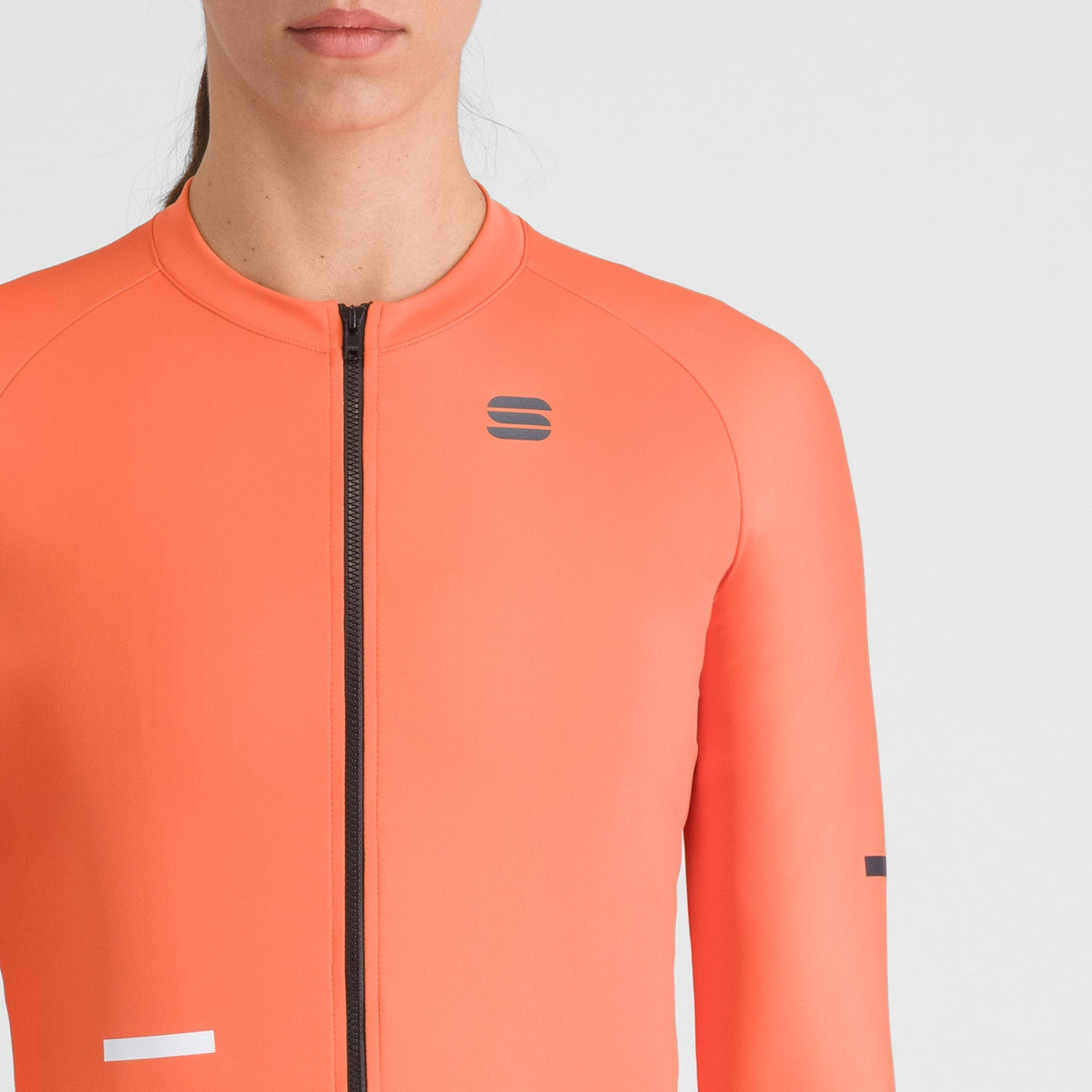 Maillot SPORTFUL SUPERNOVA de mujer de manga larga rojo
