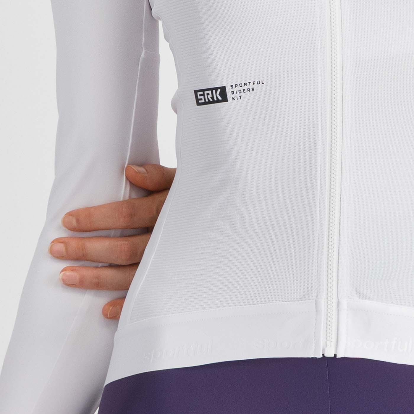 SPORTFUL SRK Maillot de manga larga para mujer Blanco