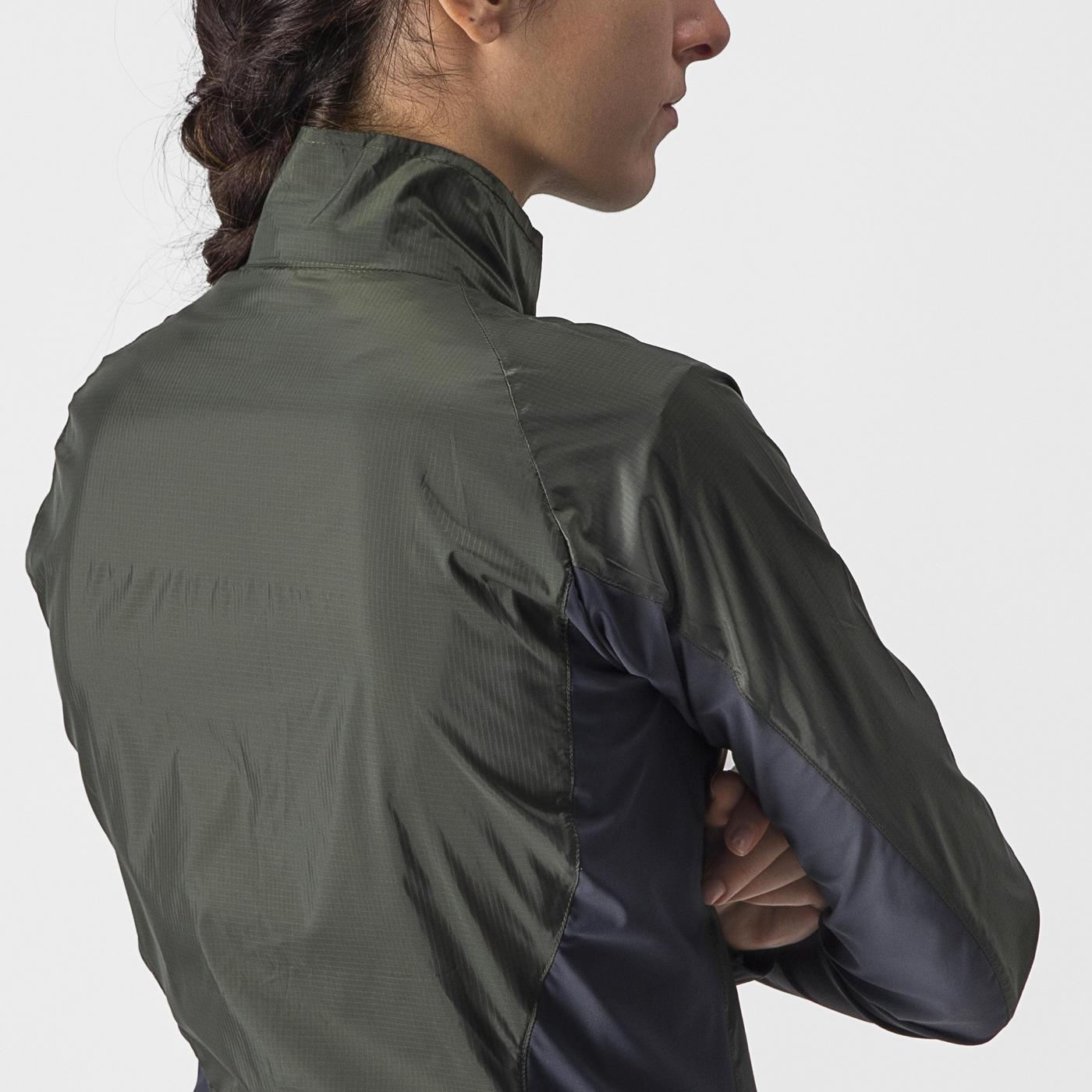 CASTELLI SQUADRA STRETCH Chaqueta Mujer Caqui