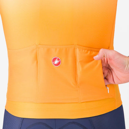 Maillot CASTELLI UPF Mangas Cortas Naranja