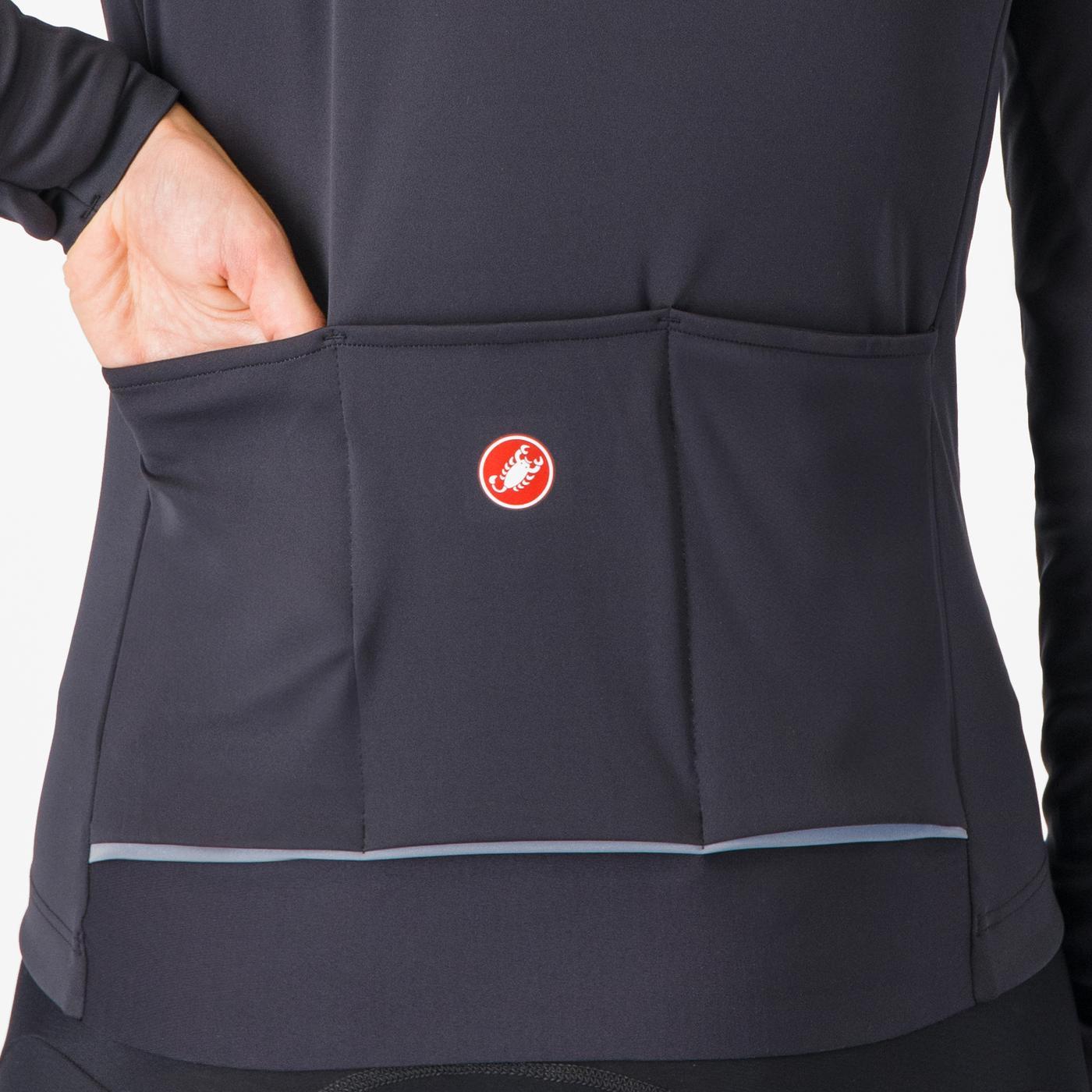 CASTELLI ALPHA 150 Chaqueta para mujer Negro
