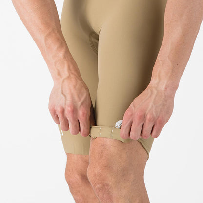 Culote Corto con Tirantes CASTELLI ESPRESSO 2 Beige Elmwood
