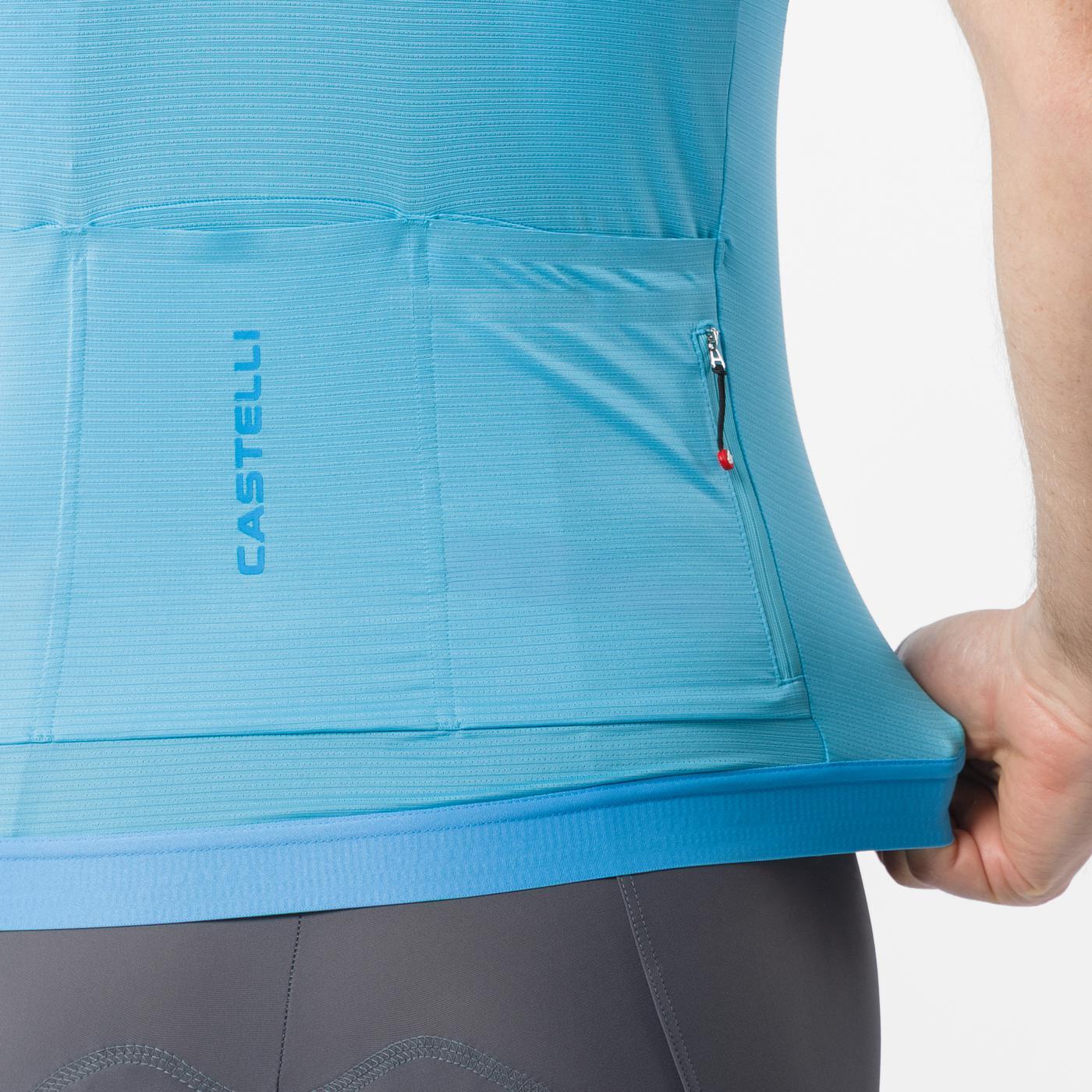 CASTELLI ESPRESSO 2 Maillot de manga corta Turquesa