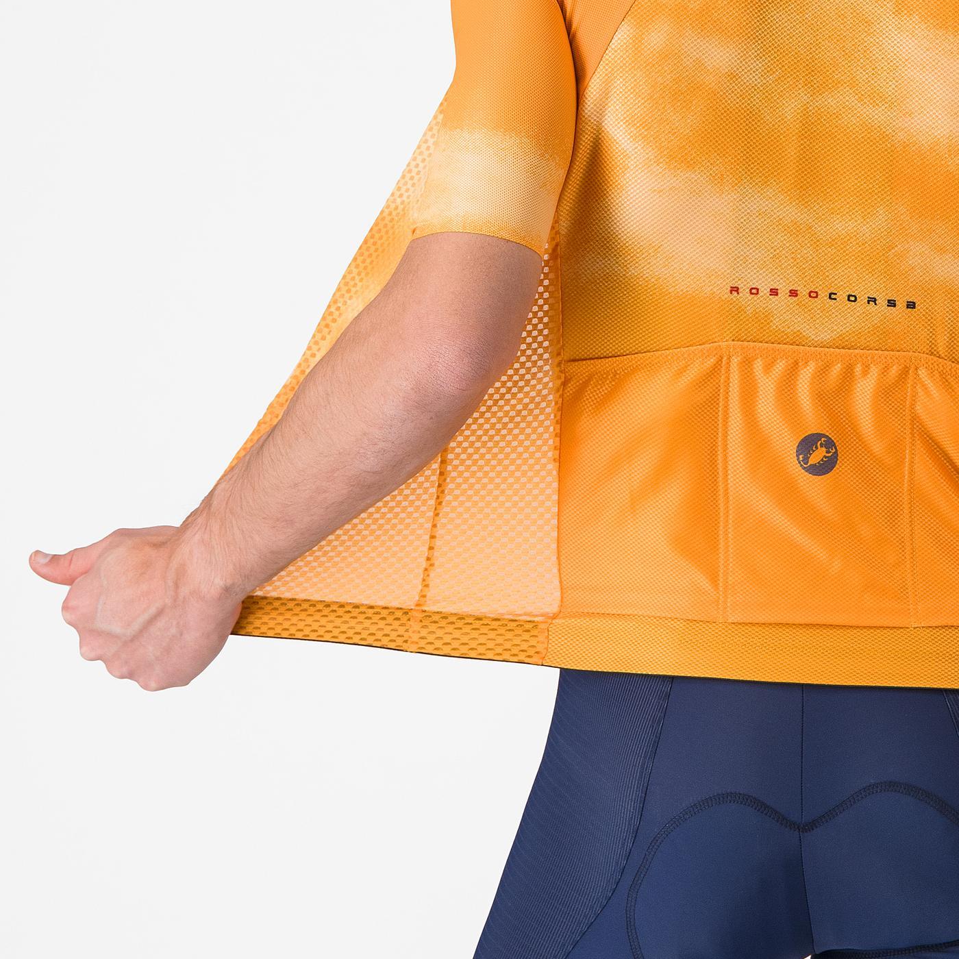 Maillot de manga corta CASTELLI CLIMBER'S A/C Naranja