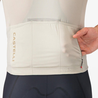 Maillot CASTELLI UNLIMITED ENDURANCE 3 Beige/Caqui