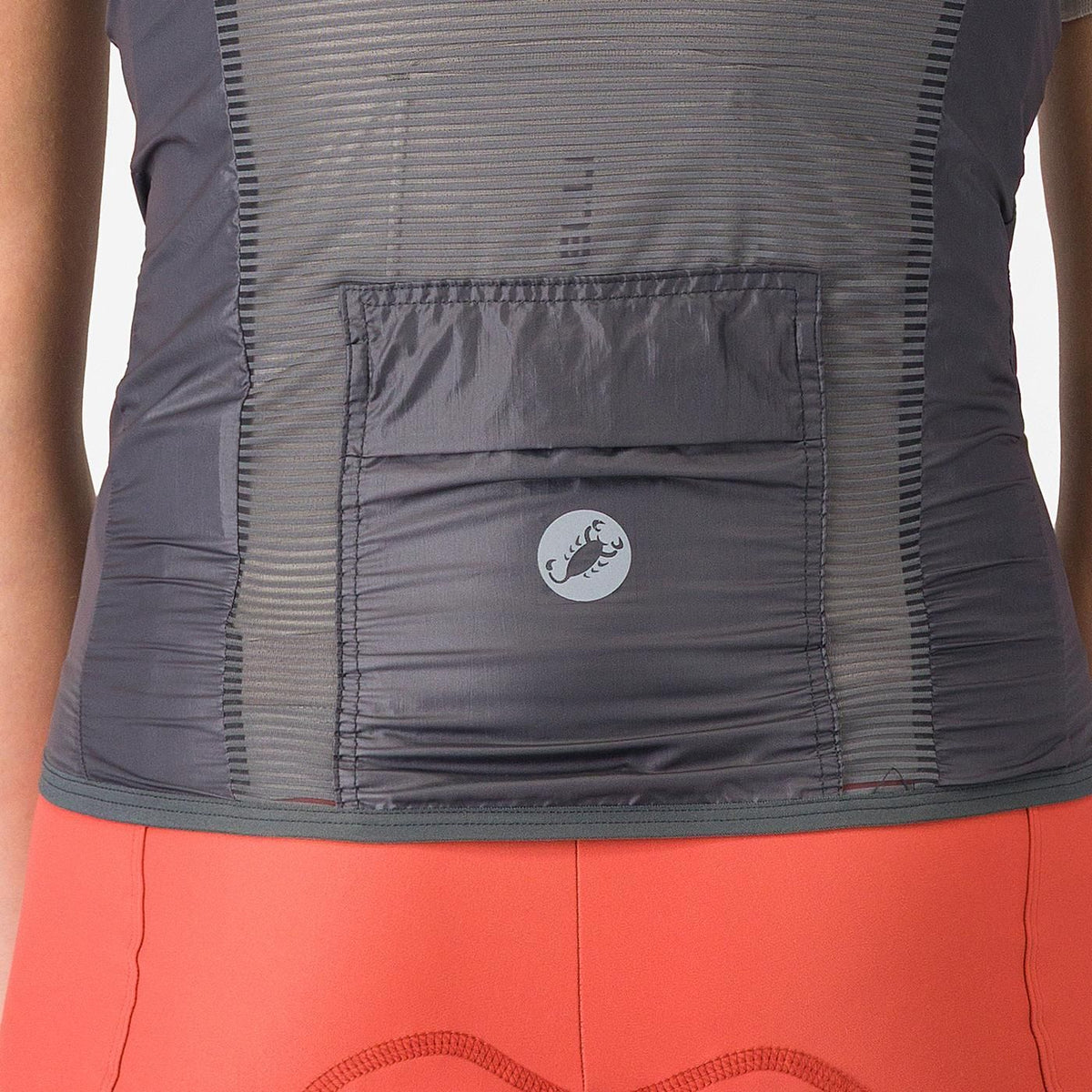 Chaleco CASTELLI ARIA 2 para mujer gris oscuro 2026