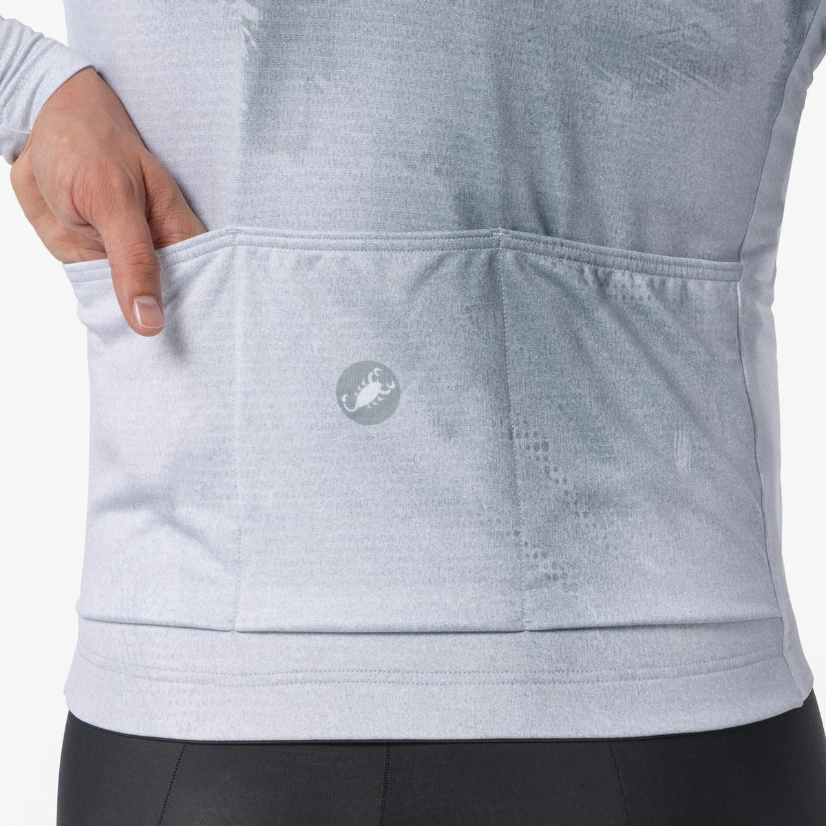 Maillot CASTELLI NEBULA THERMAL Mangas Largas Gris