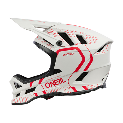 Casco MTB O'NEAL BLADE POLYACRYLITE STRIKE Blanco/Rojo