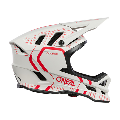 Casco MTB O'NEAL BLADE POLYACRYLITE STRIKE Blanco/Rojo