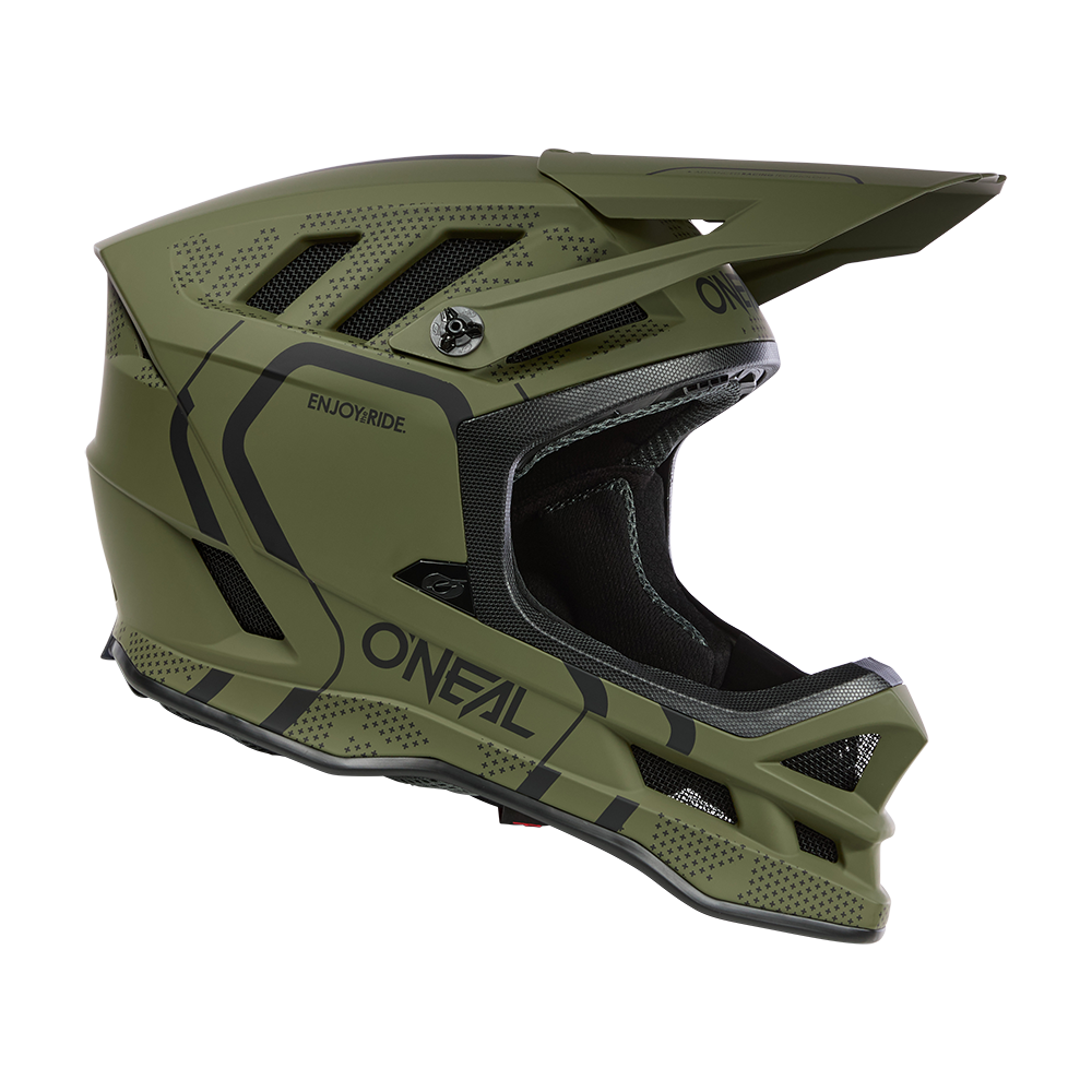 Casco MTB O'NEAL BLADE POLYACRYLITE STRIKE Verde/Negro