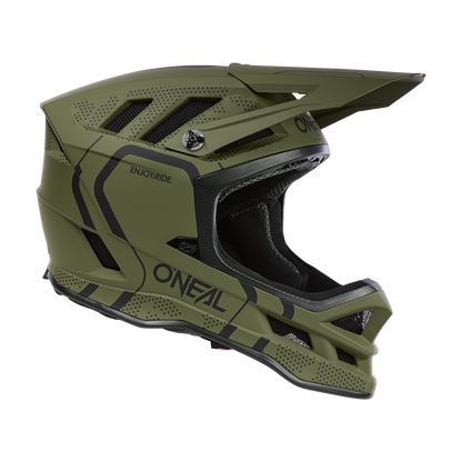 Casco MTB O'NEAL BLADE POLYACRYLITE STRIKE Verde/Negro