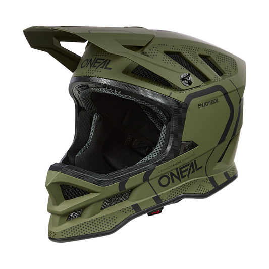 Casco MTB O'NEAL BLADE POLYACRYLITE STRIKE Verde/Negro