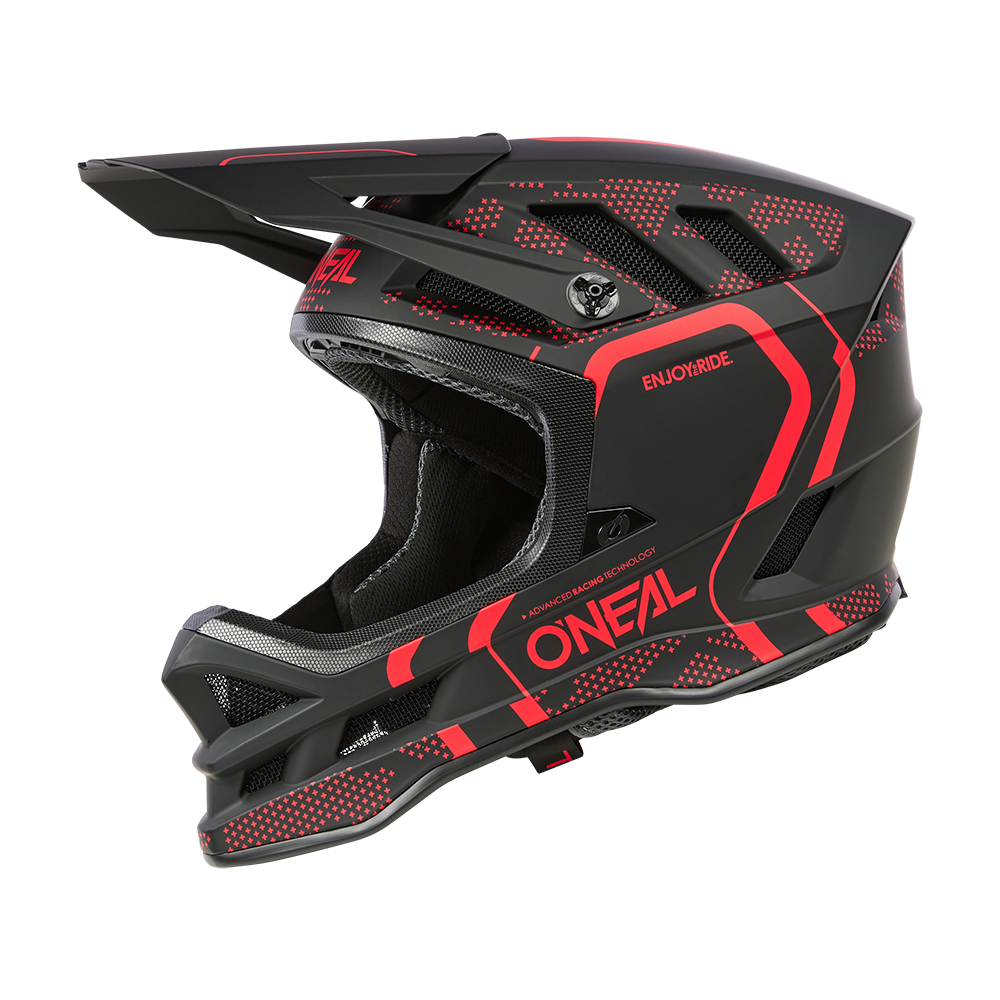Casco MTB O'NEAL BLADE POLYACRYLITE STRIKE Negro/Rojo