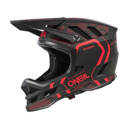 Casco MTB O'NEAL BLADE POLYACRYLITE STRIKE Negro/Rojo