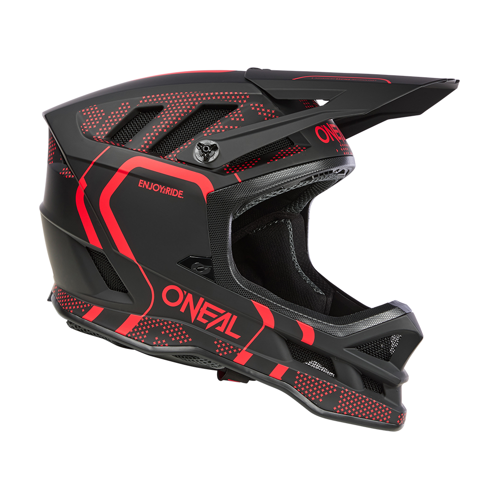 Casco MTB O'NEAL BLADE POLYACRYLITE STRIKE Negro/Rojo