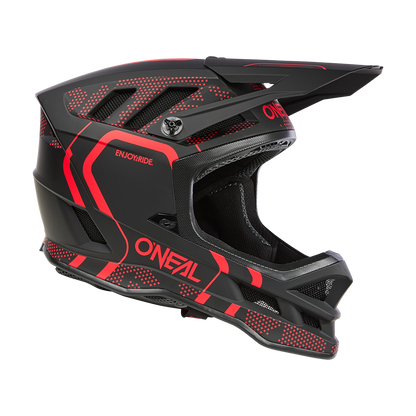Casco MTB O'NEAL BLADE POLYACRYLITE STRIKE Negro/Rojo