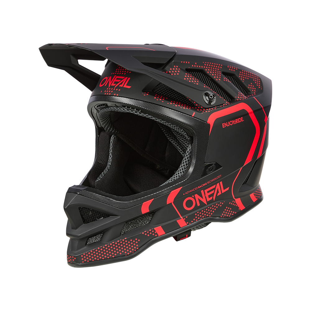 Casco MTB O'NEAL BLADE POLYACRYLITE STRIKE Negro/Rojo