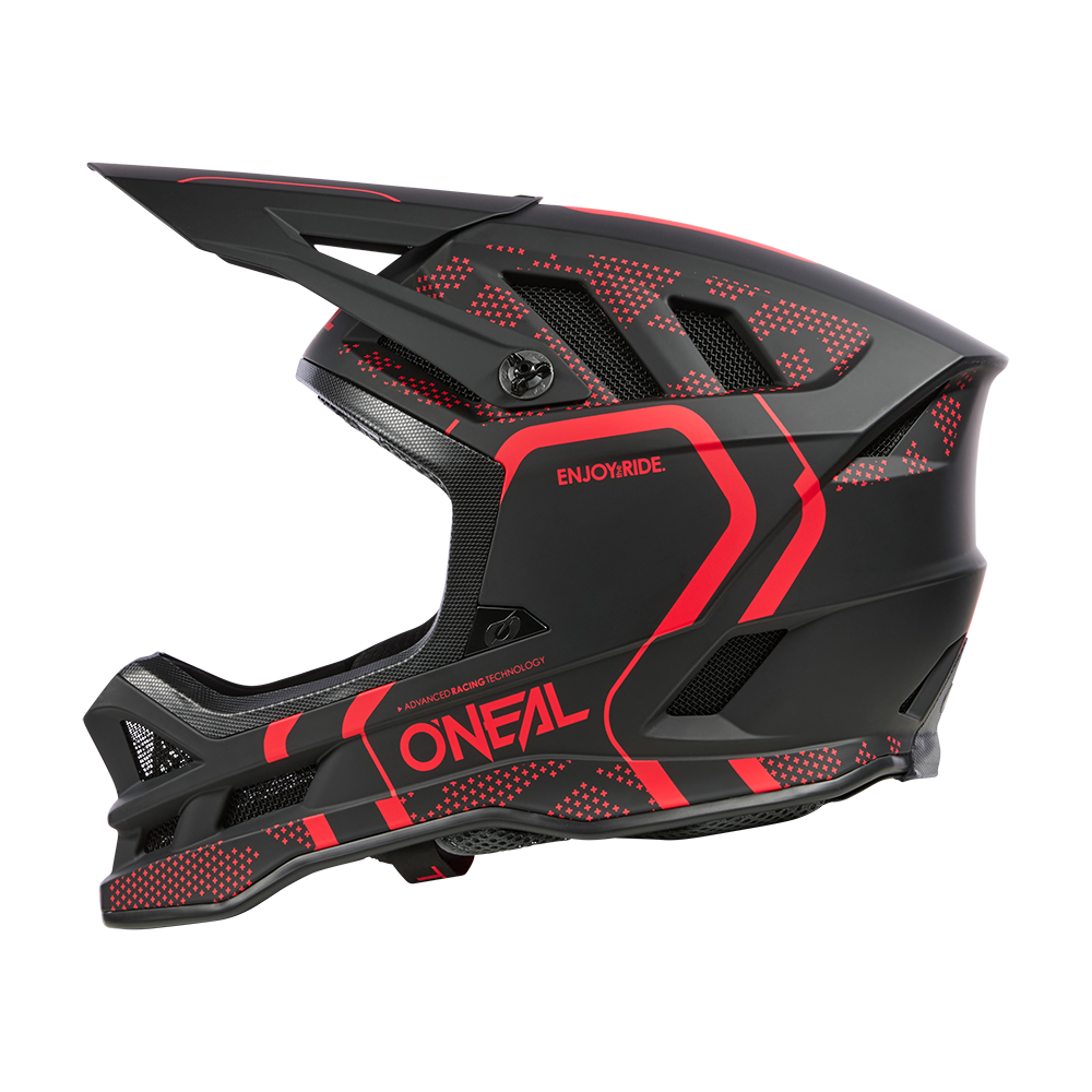 Casco MTB O'NEAL BLADE POLYACRYLITE STRIKE Negro/Rojo