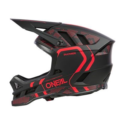 Casco MTB O'NEAL BLADE POLYACRYLITE STRIKE Negro/Rojo