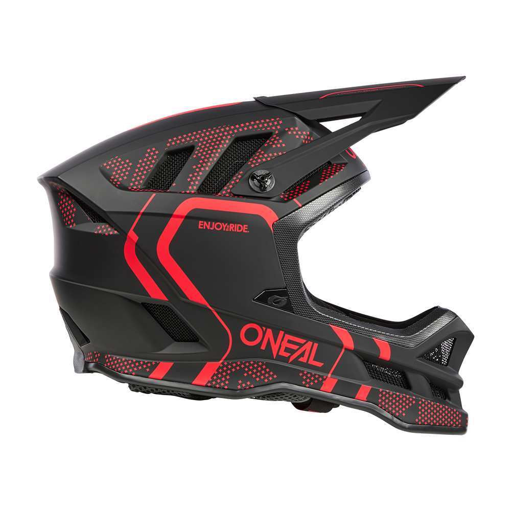 Casco MTB O'NEAL BLADE POLYACRYLITE STRIKE Negro/Rojo