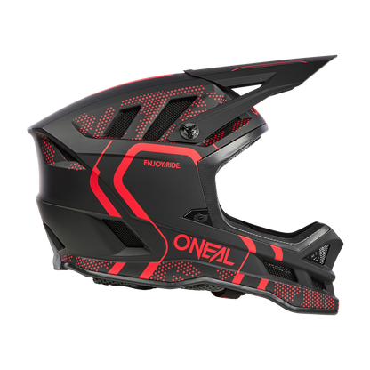 Casco MTB O'NEAL BLADE POLYACRYLITE STRIKE Negro/Rojo