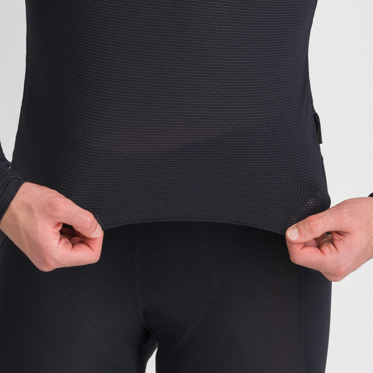 Camiseta interior SPORTFUL MERINO de manga larga negra