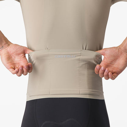 Maillot CASTELLI PREMIO Mangas Cortas Beige