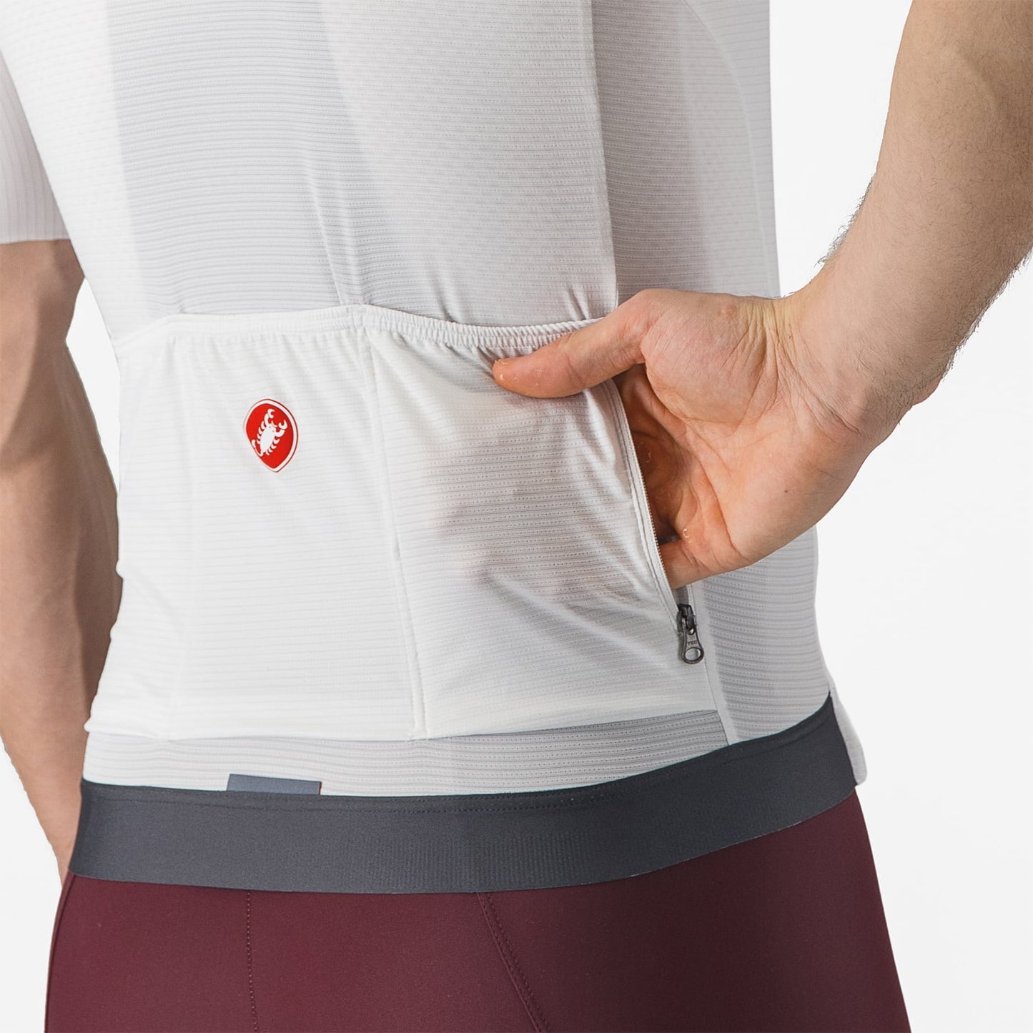 CASTELLI ESPRESSO Maillot de manga corta Blanco