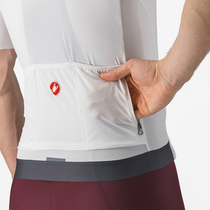 Maillot CASTELLI ESPRESSO Mangas Cortas Blanco