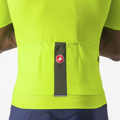 Maillot CASTELLI PROLOGO LITE Mangas Cortas Amarillo