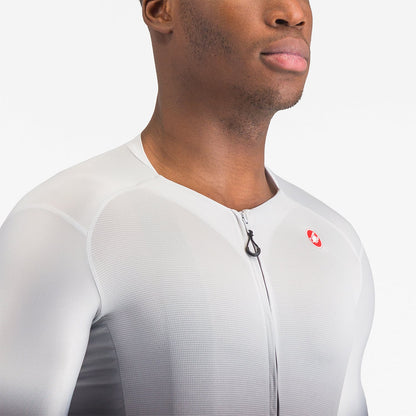 Maillot CASTELLI UPF Mangas Cortas Gris