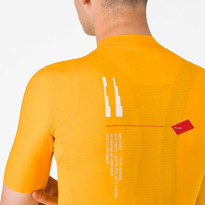 Maillot CASTELLI ESPRESSO R--A/D Manga Corta Naranja